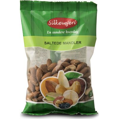 Silkevejen Mandler Saltede & Ristede, 200 G Silkevejen Mandler Saltede & Ristede, 200 G
