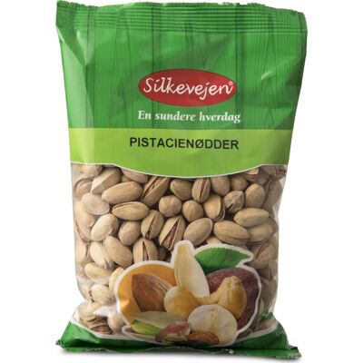 Silkevejen Pistacienødder Saltede & Ristede, 250 G Silkevejen Pistacienødder Saltede & Ristede, 250 G