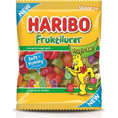 Haribo Fruktilurer Frugt & Bær, 120 G Haribo Fruktilurer Frugt & Bær, 120 G