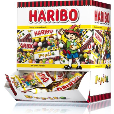 Haribo Pepito Lakridser, 100 Poser Á 10 G Haribo Pepito Lakridser, 100 Poser Á 10 G
