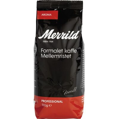 Merrild Aroma Kaffe, 500g Merrild Aroma Kaffe, 500g
