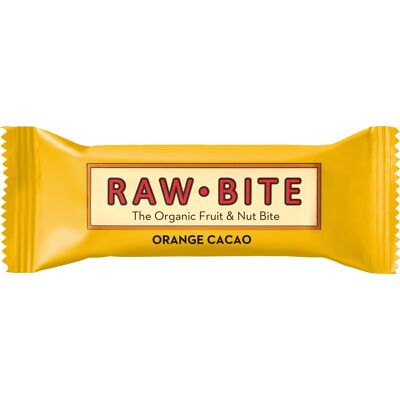 Rawbite Orange Cacao Snackbar, 50 G Rawbite Orange Cacao Snackbar, 50 G