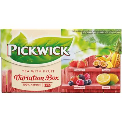 Pickwick Jordbær Skovbær Tropisk Sort Te - Te Pickwick Jordbær Skovbær Tropisk Sort Te - Te