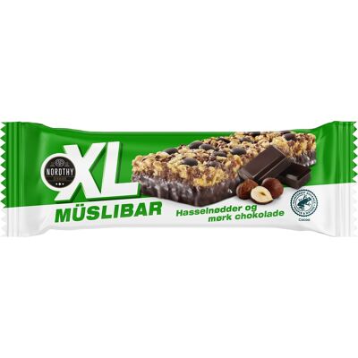 Nordthy Xl Müsli Bar Hasselnødder/mørk Choko 50 G Nordthy Xl Müsli Bar Hasselnødder/mørk Choko 50 G