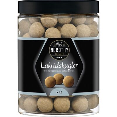 Nordthy Milde Lakridskugler Med Chokolade, 600g Nordthy Milde Lakridskugler Med Chokolade, 600g