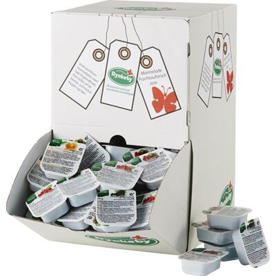 Rynkeby Marmelade, 4 Varianter, 132 Pakker Á 20 G Rynkeby Marmelade, 4 Varianter, 132 Pakker Á 20 G