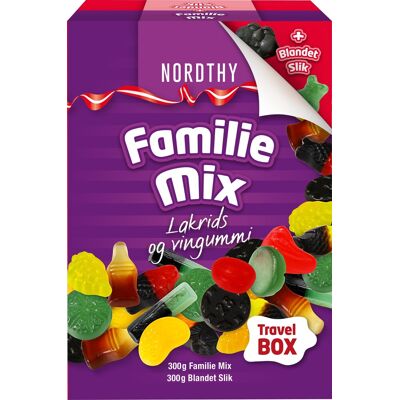 Nordthy Familie Mix, Blandet Slik, 600 G Nordthy Familie Mix, Blandet Slik, 600 G