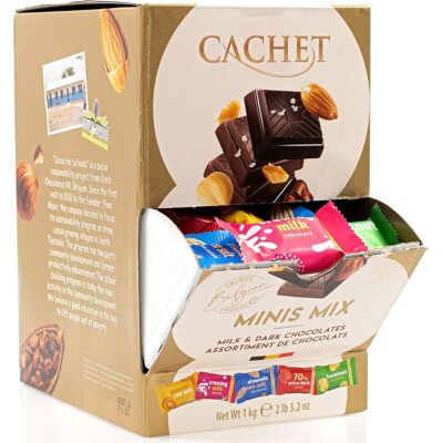 Cachet Chokolade Minis Mix, 110 Stk. Cachet Chokolade Minis Mix, 110 Stk.