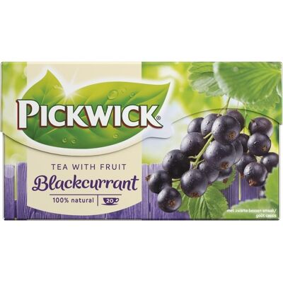 Pickwick - Mustaherukka - 20 teposer - 12 pakker - te Pickwick - Mustaherukka - 20 teposer - 12 pakker - te