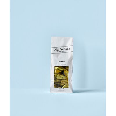 Nicolas Vahe Nicolas Vahé Kakaotrøffel, Karamel, Knas, 110g Nicolas Vahe Nicolas Vahé Kakaotrøffel, Karamel, Knas, 110g
