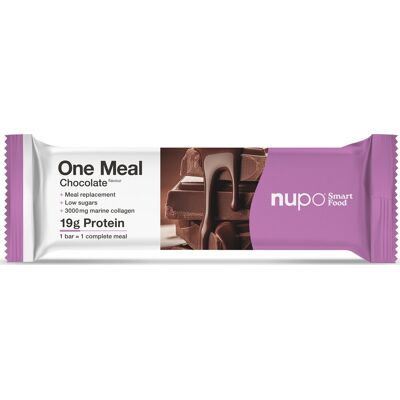 Nupo One Meal Bar Chokolade Og Kollagen, 60 G Nupo One Meal Bar Chokolade Og Kollagen, 60 G