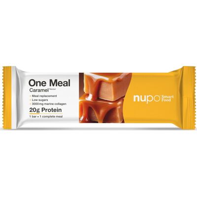 Nupo One Meal Bar Karamel Og Kollagen, 60 G Nupo One Meal Bar Karamel Og Kollagen, 60 G