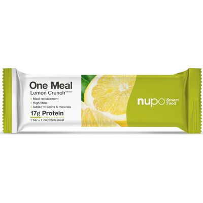 Nupo One Meal Bar Lemon Crunch - Måltidserstatningsbar Nupo One Meal Bar Lemon Crunch - Måltidserstatningsbar