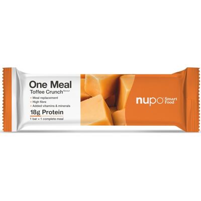 Nupo One Meal Bar Toffee Crunch, 60 G Nupo One Meal Bar Toffee Crunch, 60 G