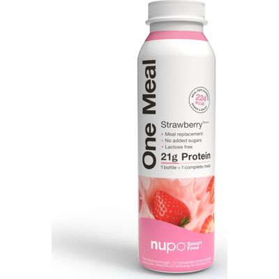 Nupo One Meal Stawberry, 330 Ml Nupo One Meal Stawberry, 330 Ml