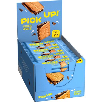 PICK UP! Chokolade & Mælk Kiks - 24 Stk PICK UP! Chokolade & Mælk Kiks - 24 Stk