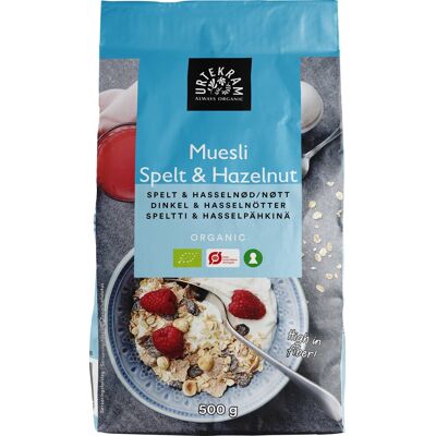 Urtekram Øko Müsli Spelt & Hasselnød, 500 G Urtekram Øko Müsli Spelt & Hasselnød, 500 G