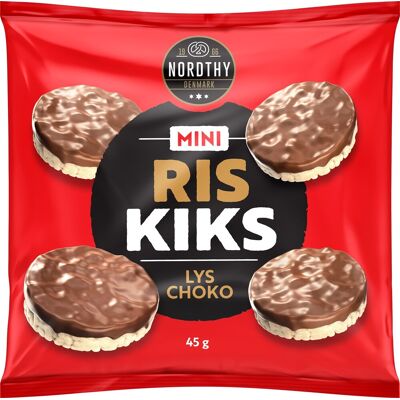 Nordthy Mini Riskiks Lys Choko, 45 G Nordthy Mini Riskiks Lys Choko, 45 G