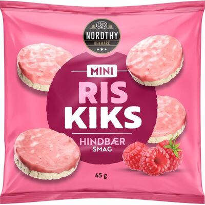Nordthy Mini Riskiks Hindbær, 45 G Nordthy Mini Riskiks Hindbær, 45 G