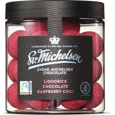 Sv. Michelsen Lakrids, Hvid Chok. Hindbær/chili Sv. Michelsen Lakrids, Hvid Chok. Hindbær/chili
