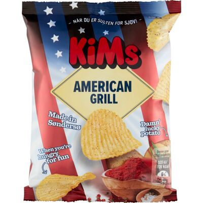Kims American Grill Chips, Minipose, 25 G Kims American Grill Chips, Minipose, 25 G