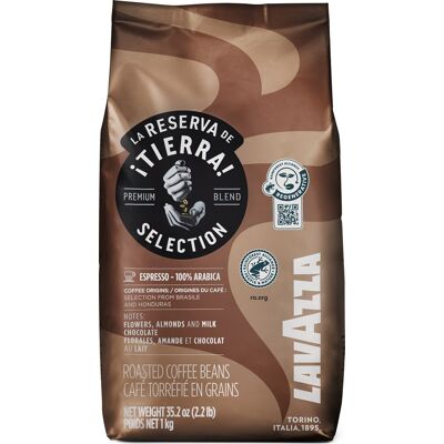Lavazza Tierra Selection Espresso Helbønner 1000 G Lavazza Tierra Selection Espresso Helbønner 1000 G