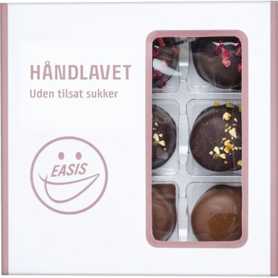 Easis Gaveæske Med Fyldte Chokolader, 80 G Easis Gaveæske Med Fyldte Chokolader, 80 G