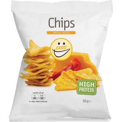 Easis Chips Med Nacho Cheese, 50 G Easis Chips Med Nacho Cheese, 50 G