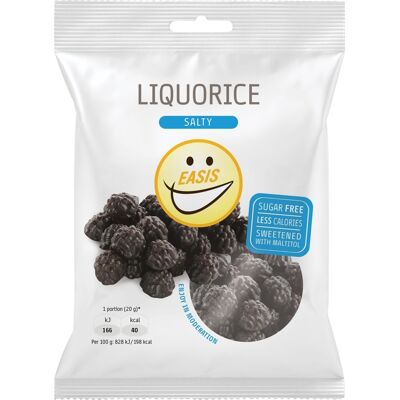 Easis Salty Liquorice, 80 G Easis Salty Liquorice, 80 G