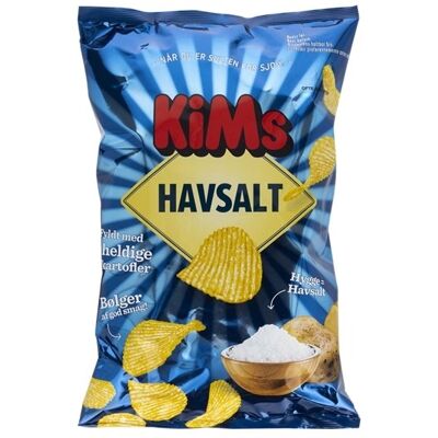 Kims Havsalt Chips, 160 G Kims Havsalt Chips, 160 G