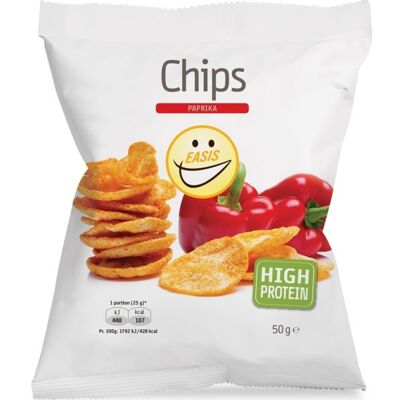Easis Paprika Chips - Fedtfattig Snack Easis Paprika Chips - Fedtfattig Snack