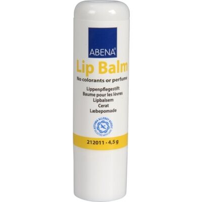 Abena Læbepomade Uden Farve Og Parfume, 4,5 G Abena Læbepomade Uden Farve Og Parfume, 4,5 G