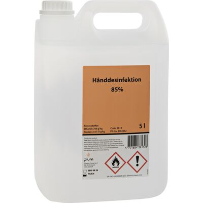 Plum Hånddesinfektion 85% Flydende 5 L Plum Hånddesinfektion 85% Flydende 5 L