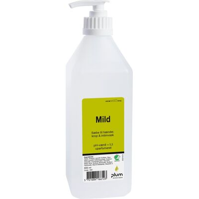 Plum Håndsæbe Mild Parfumefri Pumpe 600 Ml Plum Håndsæbe Mild Parfumefri Pumpe 600 Ml