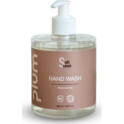 Plum Soft Sense Håndsæbe Parfumefri 500 Ml Plum Soft Sense Håndsæbe Parfumefri 500 Ml