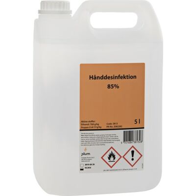 Plum Hånddesinfektion 85% Flydende 5 L Plum Hånddesinfektion 85% Flydende 5 L