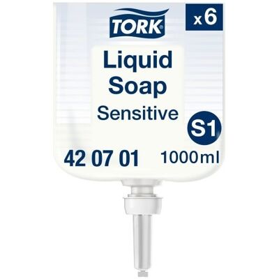 Tork S1 Sensitiv Sæbe, U/parfume, 1 L Tork S1 Sensitiv Sæbe, U/parfume, 1 L