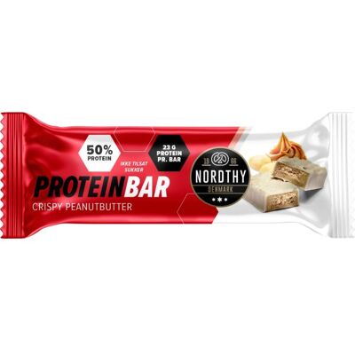 Nordthy Proteinbar Crispy White Chocolate, 45 G Nordthy Proteinbar Crispy White Chocolate, 45 G