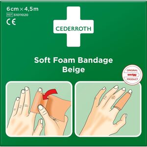 Cederroth Soft Foam Bandage   Beige   6 Cm X 4,5 M