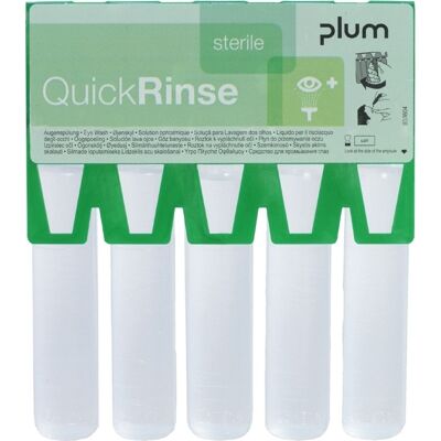 Plum Sterile Øjenskylleampuller - Førstehjælpskasse Plum Sterile Øjenskylleampuller - Førstehjælpskasse