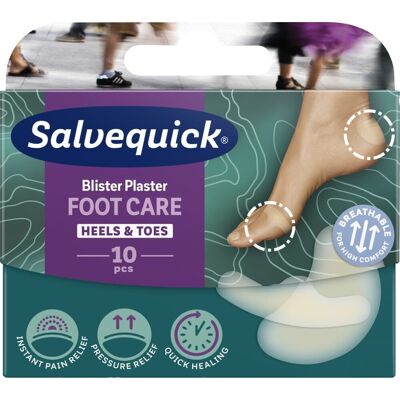 Salvequick Fodpleje Mix - Blisterforebyggelse 10 stk - Fodpleje Salvequick Fodpleje Mix - Blisterforebyggelse 10 stk - Fodpleje