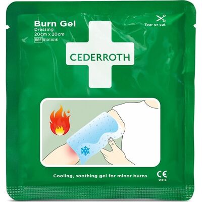 Cederroth Burn Gel Dressing - 20x20 cm Steril Førstehjælp Cederroth Burn Gel Dressing - 20x20 cm Steril Førstehjælp