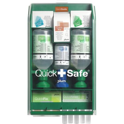 Plum QuickSafe Førstehjælpsstation - Fuldt, Støvfri Plum QuickSafe Førstehjælpsstation - Fuldt, Støvfri