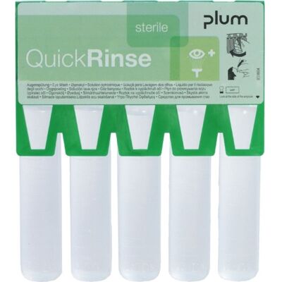 Plum Sterile Øjenskylleampuller - Førstehjælpskasse Plum Sterile Øjenskylleampuller - Førstehjælpskasse