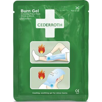 Orkla Wound Care Cederroth Burn Gel Dressing - Ansigtsmaske 30 x 40 cm Orkla Wound Care Cederroth Burn Gel Dressing - Ansigtsmaske 30 x 40 cm
