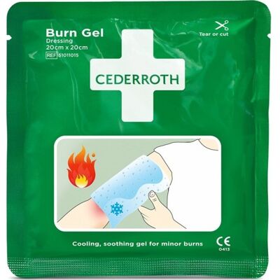 Cederroth Burn Gel Dressing - 20x20 cm Steril Førstehjælp Cederroth Burn Gel Dressing - 20x20 cm Steril Førstehjælp