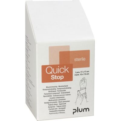 Plum Quick Stop Kompresforbinding 2 Størrelser Plum Quick Stop Kompresforbinding 2 Størrelser