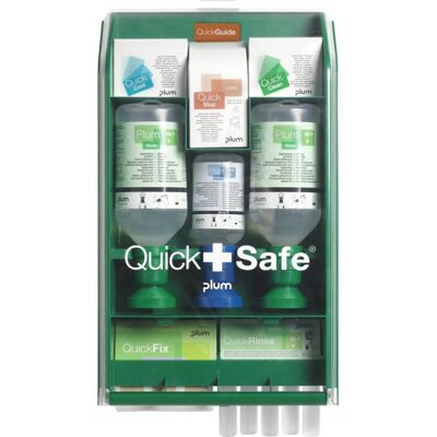 Plum QuickSafe Førstehjælpsstation - Fuldt, Støvfri Plum QuickSafe Førstehjælpsstation - Fuldt, Støvfri