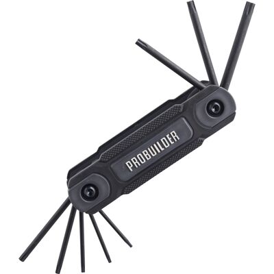 Probuilder Stiftnøglesæt Foldbart Torx 8 Stk. Probuilder Stiftnøglesæt Foldbart Torx 8 Stk.
