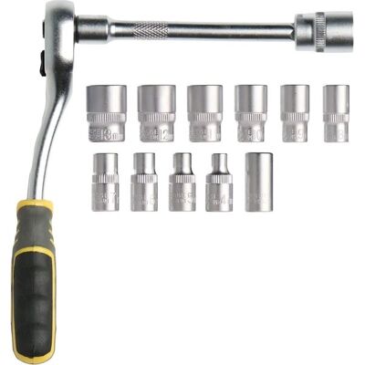 Probuilder Topnøglesæt 1/4" 12 Dele Probuilder Topnøglesæt 1/4" 12 Dele